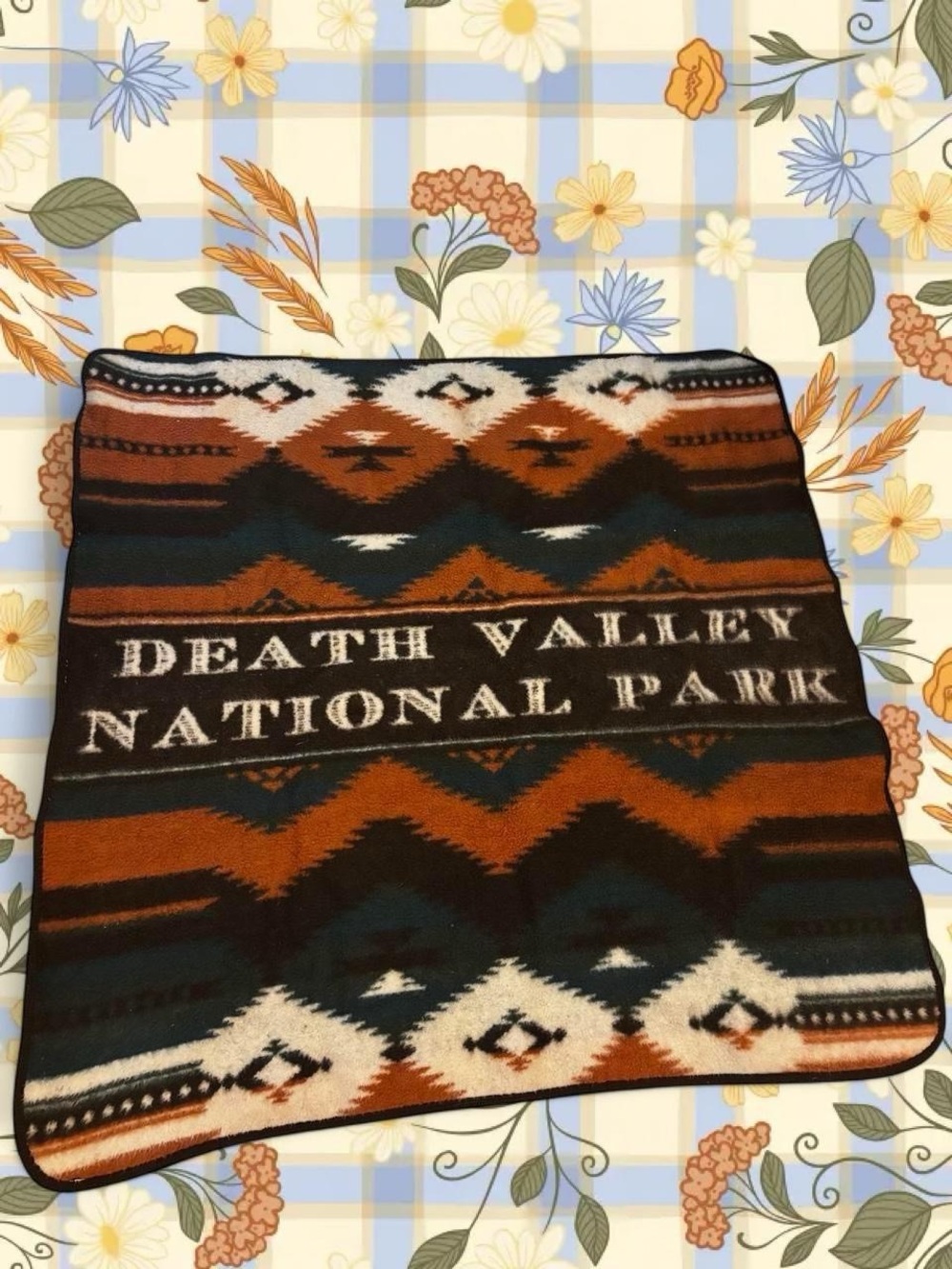 Vintage Earth Ragz Death Valley National Park blanket